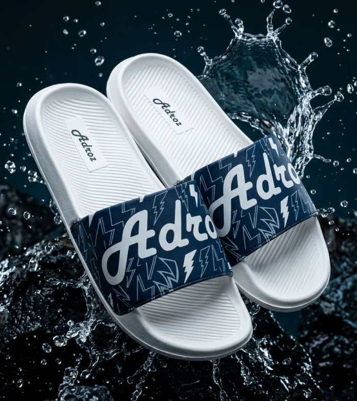 AD26SCROSS004 WHT-BLUE
